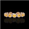 Image 1 : 24 ctw Citrine & Micro Pave VS/SI Diamond Bracelet 10K Rose Gold