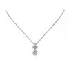 Image 2 : 1.4 ctw Cushion Cut Diamond Designer Necklace 18K White Gold