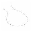 Image 2 : 6.27 ctw Diamond Station 32 Inch Necklace 18K White Gold