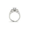 Image 2 : 1.45 ctw VS/SI Diamond 3 Stone Ring 18K White Gold