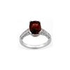 Image 1 : 5.50 ctw Pink Tourmaline & Diamond Ring 14K White Gold