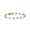 Image 1 : 6.31 ctw Mix Cut Diamonds Designer Bracelet 18K Yellow Gold