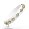 Image 2 : 6.31 ctw Mix Cut Diamonds Designer Bracelet 18K Yellow Gold
