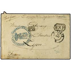 GERMANY Military mail envelope to France