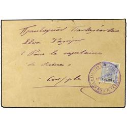 AUSTRIAN LEVANT Undated cover to the Captain of a ship at Constantinople