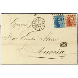 BELGIUM Cover to Murcia, SPAIN