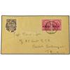 Image 1 : CHINA Cover to Tientsin franked by C.E.F. 3p. rose red pair 
