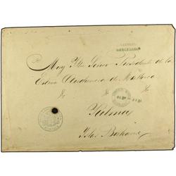 EGYPT Sobre con lacrador al dorso CONSULADO ESPAÑOL EN EGIPTO