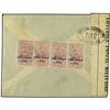 Image 1 : ETHIOPIA Cover to Paris franked on reverse with April 1917 ½g. rose red