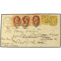 FRANCE Cover from France to New York