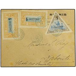 COTE DES SOMALIS Envelope to Djibouti 