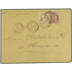 GUADELOUPE Envelope to France written from Pointe