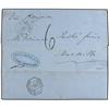 Image 1 : MARTINIQUE Stampless envelope to France