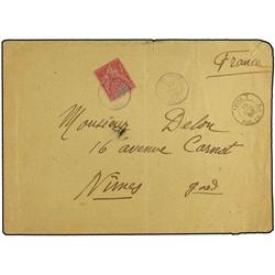 TAHITI Envelope to France bearing Oceanie