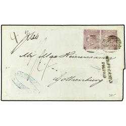 GREAT BRITAIN Wrapper from LONDON to GOTHEBURG