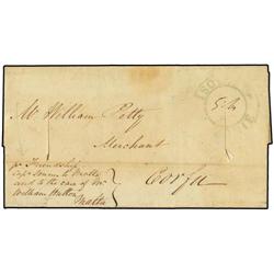 MALTA Entire letter written from LIVERPOOL