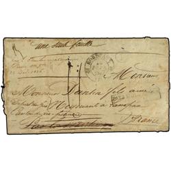 ST. LUCIA Entire letter written at CASTRIES