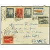 Image 1 : GREECE Cover to Paris at 4 drachma 