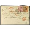 Image 1 : HAITI Envelope to France bearing Great Britain