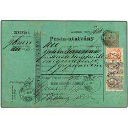 HUNGARY Stamped Money Order 5 kr.