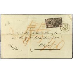 ITALIAN STATES: PAPAL STATES ROMA a CHUR (Suiza).