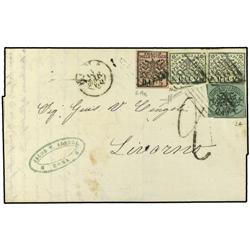 ITALIAN STATES: PAPAL STATES ROMA a LIVORNO. 