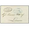 Image 1 : ITALY MARITIME MAIL Entire to LIVORNO 