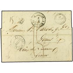 ITALY MARITIME MAIL Entire to GENOA