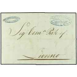 ITALY MARITIME MAIL Entire from the Shipping Agents