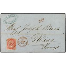 ITALY MARITIME MAIL Entire to NICE from GENOVA