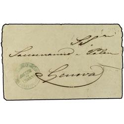 ITALY MARITIME MAIL Entire to GENOVA 