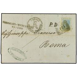 ITALY MARITIME MAIL Entire to ROME from PALERMO