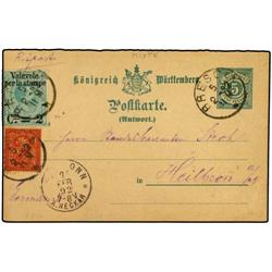 ITALY Wurttemberg 5pf green