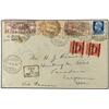 Image 1 : ITALY Cover prepaid Airmail to PASADENA