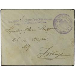 TRIPOLITANIA Military mail from the Italian-Turkish