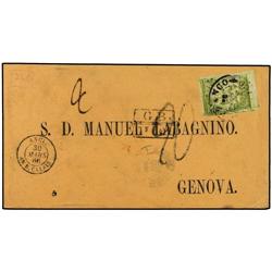 MEXICO MEXICO a GENOVA. 4 reales