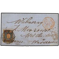 POLAND Entire letter to WARSAW