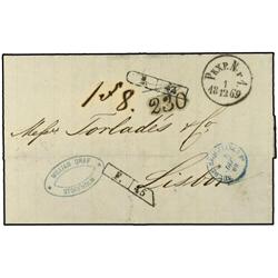 SWEDEN Entire letter from STOCKHOLM to LISBON