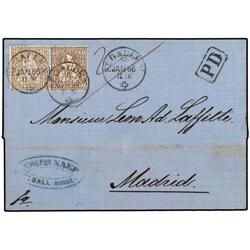 SWITZERLAND ST. GALLEN a MADRID.