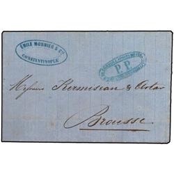 TURKEY Entire letter from Constantinople