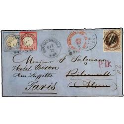 UNITED STATES OF AMERICA Cover to Rappoltsweiler, Alsace