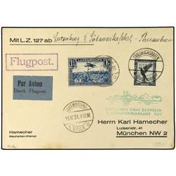 ZEPPELIN ALEMANIA. "3rd S.America Flight"