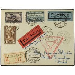 ZEPPELIN ALEMANIA. S.America-Chicago Flight