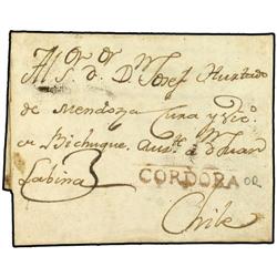 ARGENTINA CORDOBA a VICHUQUEN (Chile)