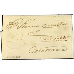 ARGENTINA CORDOBA a CATAMARCA. 