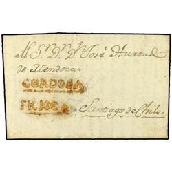 ARGENTINA CORDOBA a SANTIAGO DE CHILE.