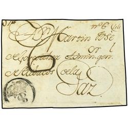 BOLIVIA FRONTAL circulado a LA PAZ.