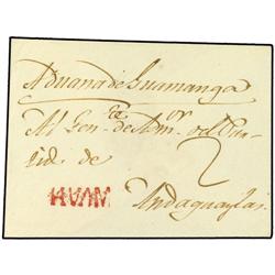 PERU Sobre dirigido a ANDAGUAYLAS