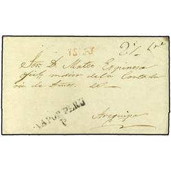 PERU Envuelta dirigida a AREQUIPA