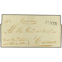 PERU Envuelta dirigida a CASMA. 